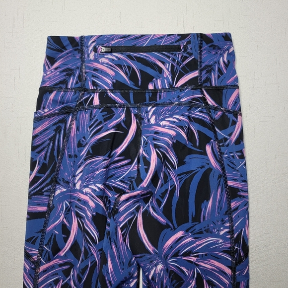 Sweaty Betty 7/8 length Neon Palm Leggings - Picture 7 of 12